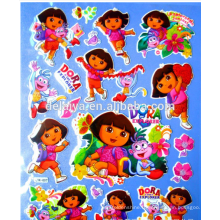 2016 nouveau design Cartoon DORA autocollant gonflé